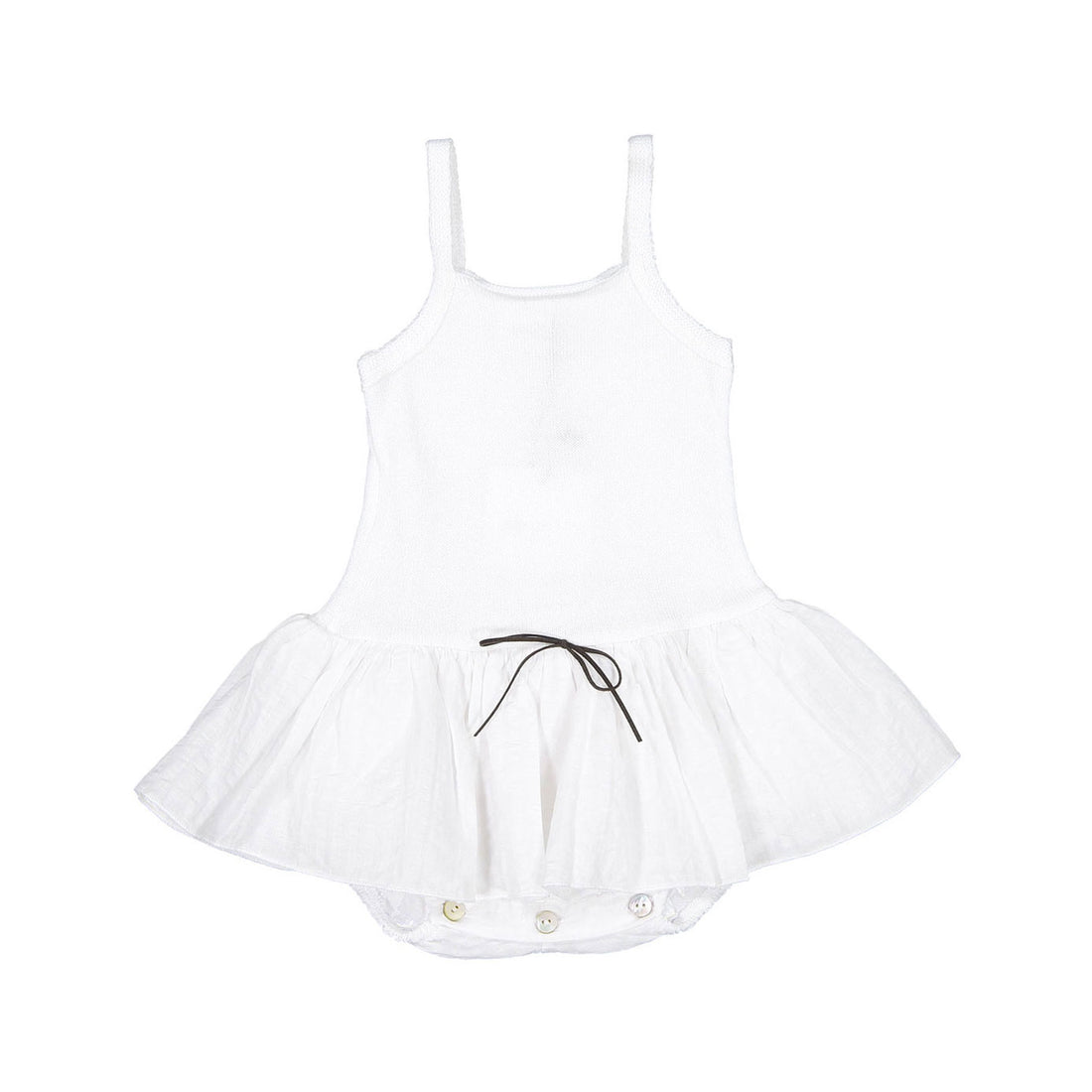 Pequeno TOCON White Baby Dress Tutu