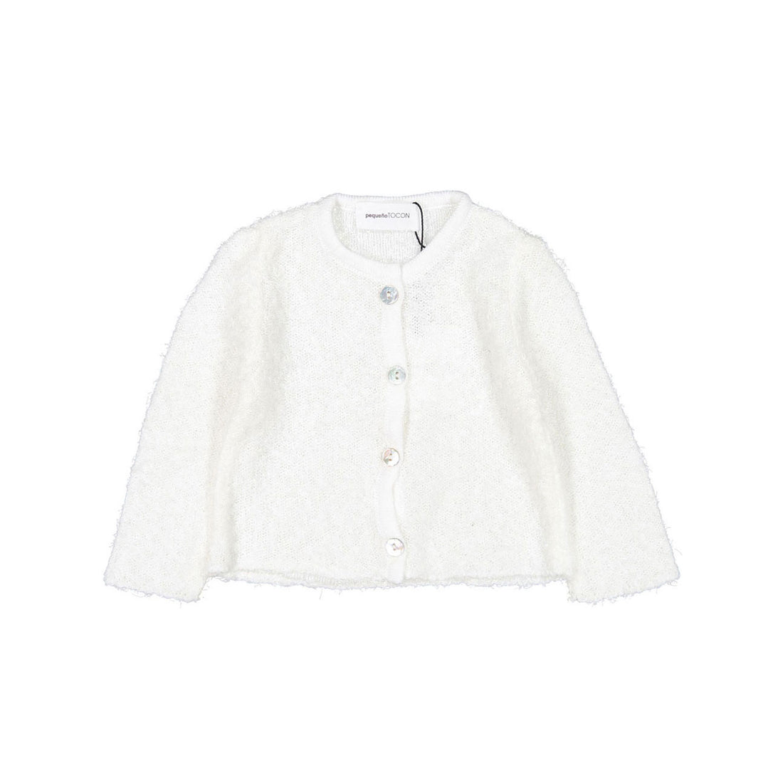 Pequeno TOCON Natural Baby Cardigan