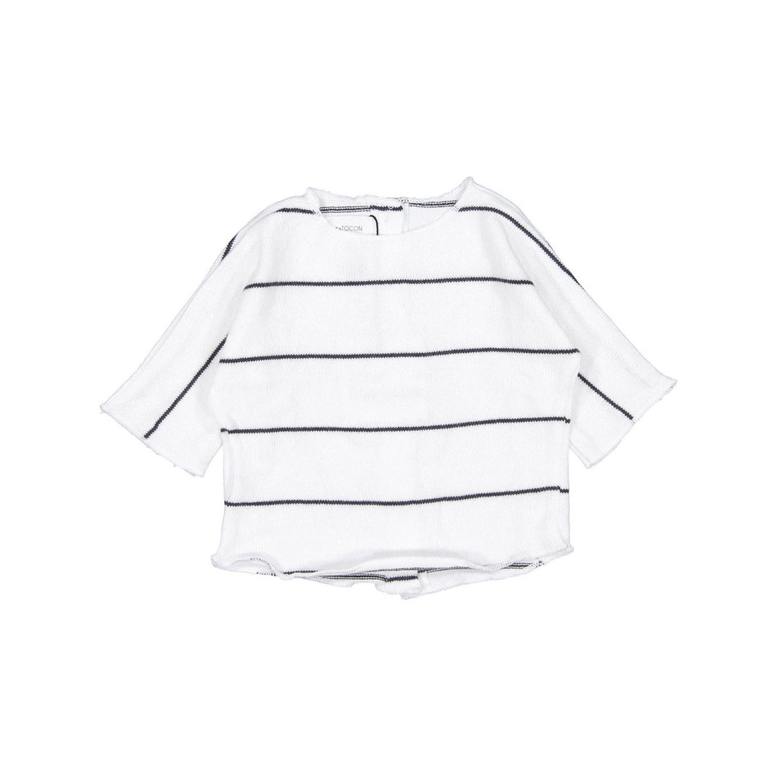 Pequeno TOCON Grey Stripes Baby Jersey Murcielago