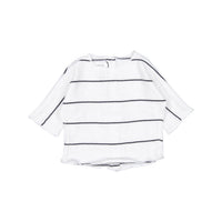 Pequeno TOCON Grey Stripes Baby Jersey Murcielago