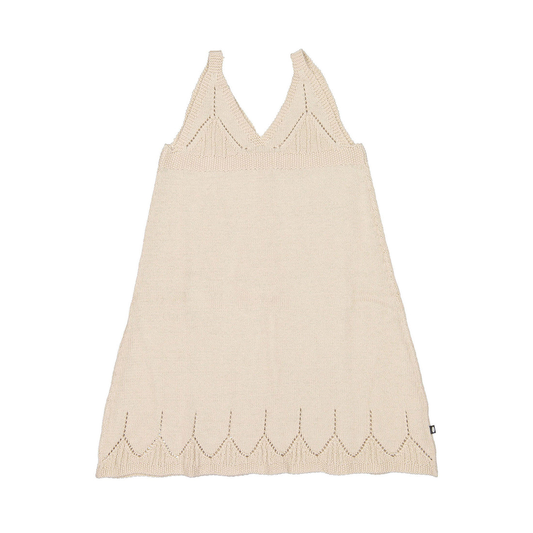 Oeuf Pointelle Dress - Eggshell