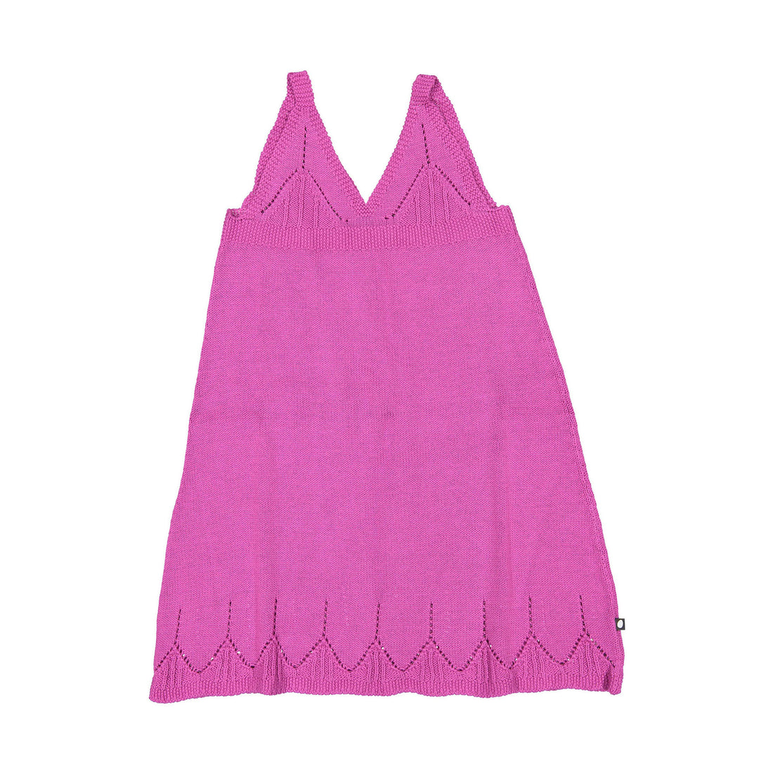 Oeuf Pointelle Dress - Fuschia