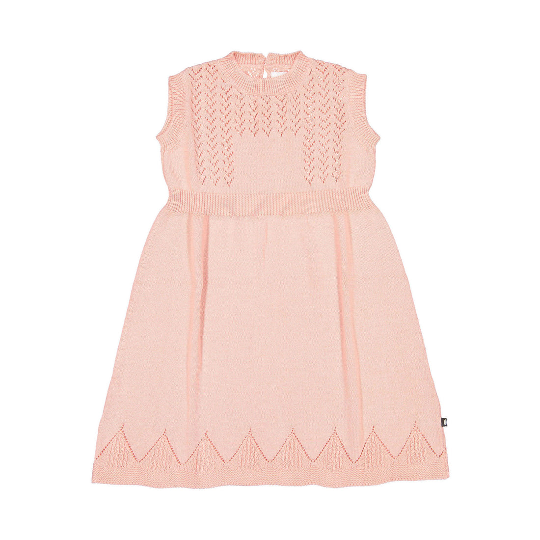 Oeuf Pointelle Tank Dress - Peach