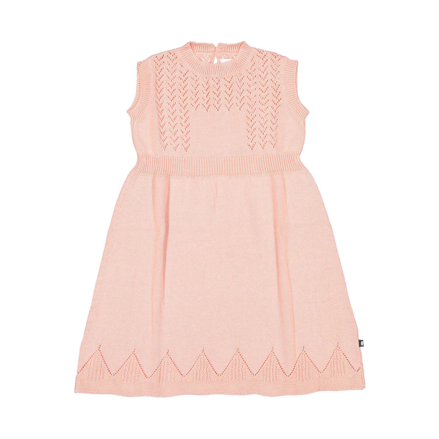 Oeuf Pointelle Tank Dress - Peach