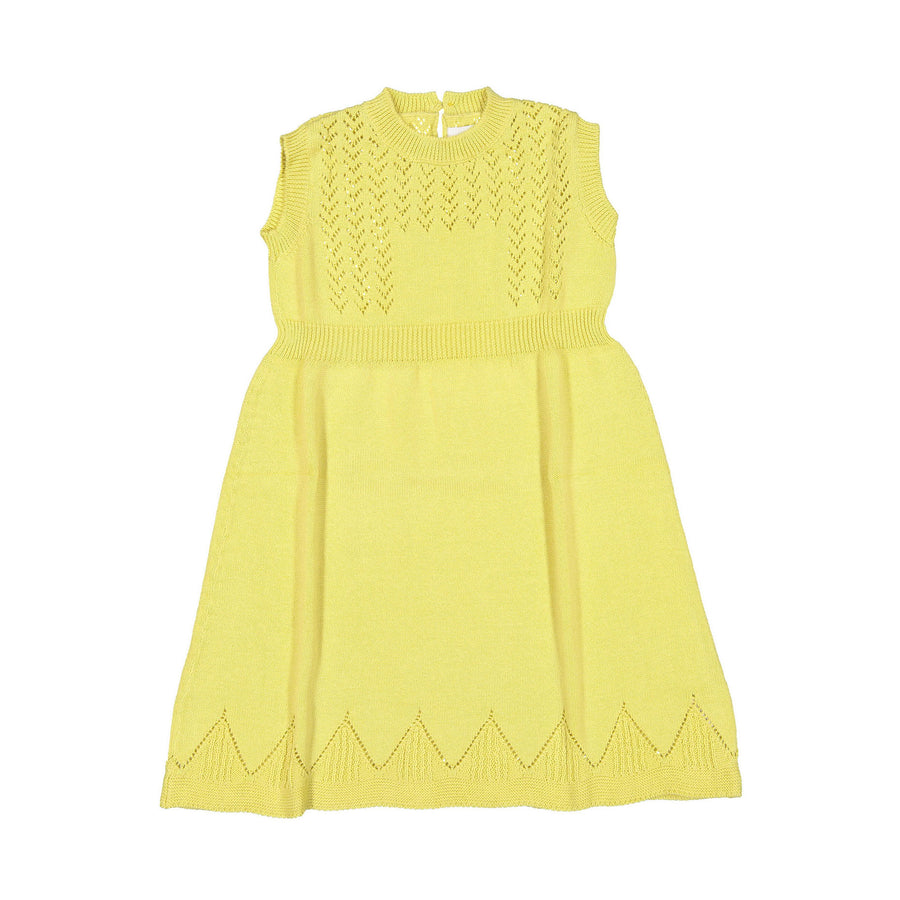 Oeuf Pointelle Tank Dress - Citron