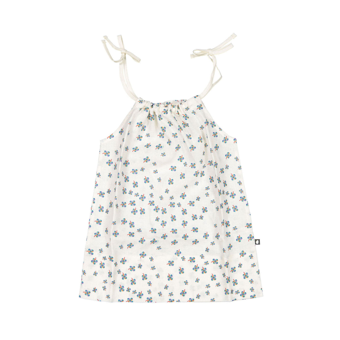 Oeuf Julie Dress - Gardenia/Clover Print