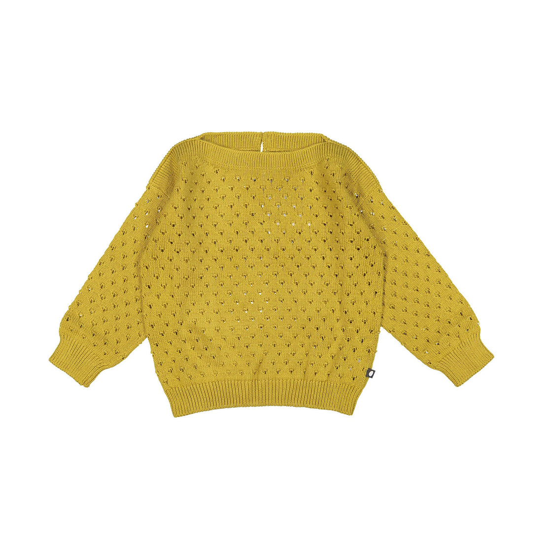 Oeuf Pointelle Boatneck Sweater - Hemp