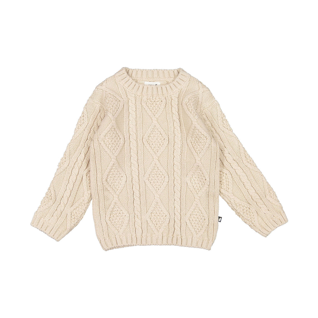 Oeuf Cable Knit Sweater - Eggshell