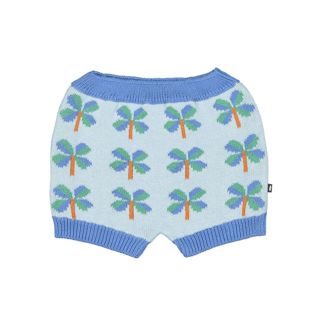 Oeuf Knit Clover Shorts - Bluebell/Knit Clover