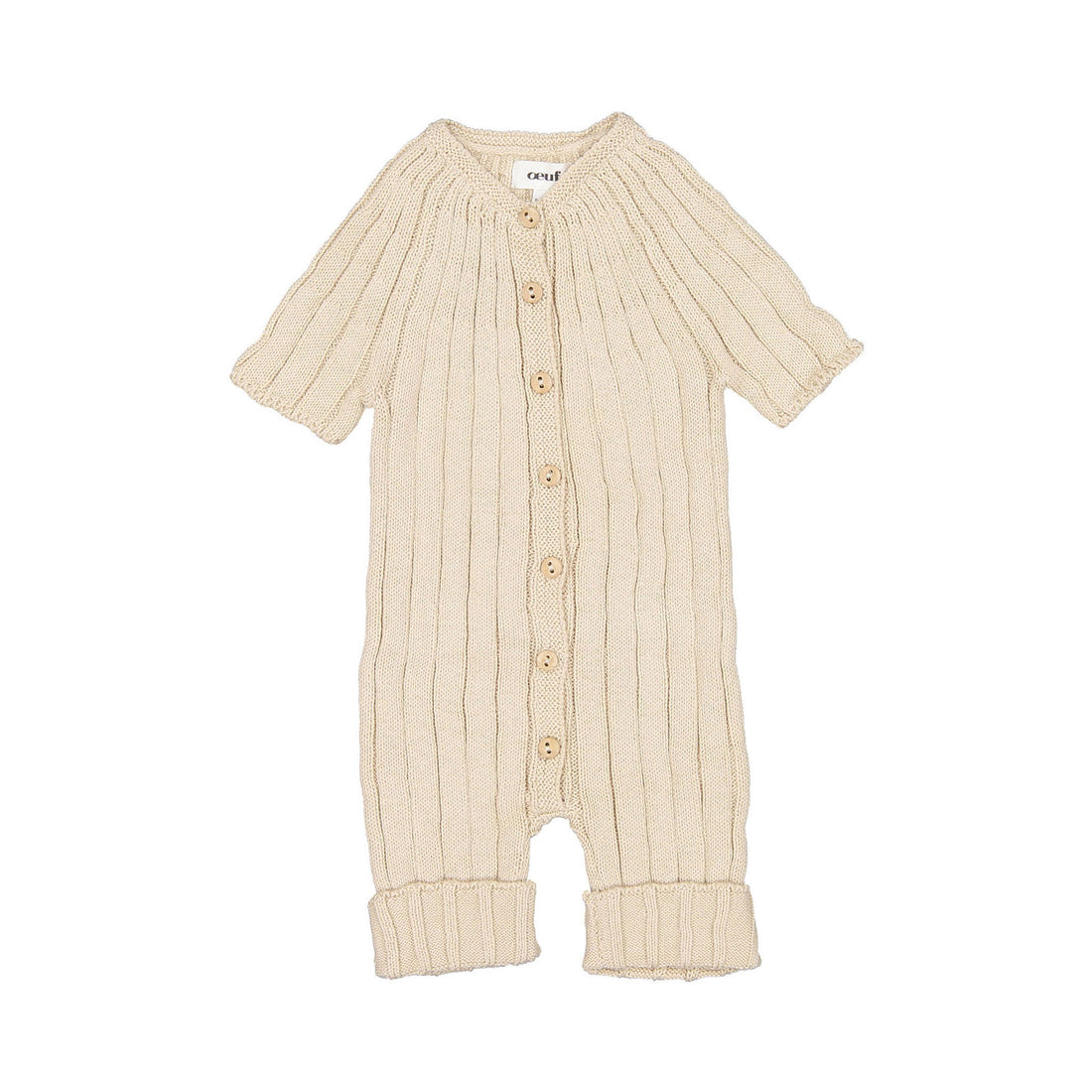 Oeuf Everyday Romper - Eggshell