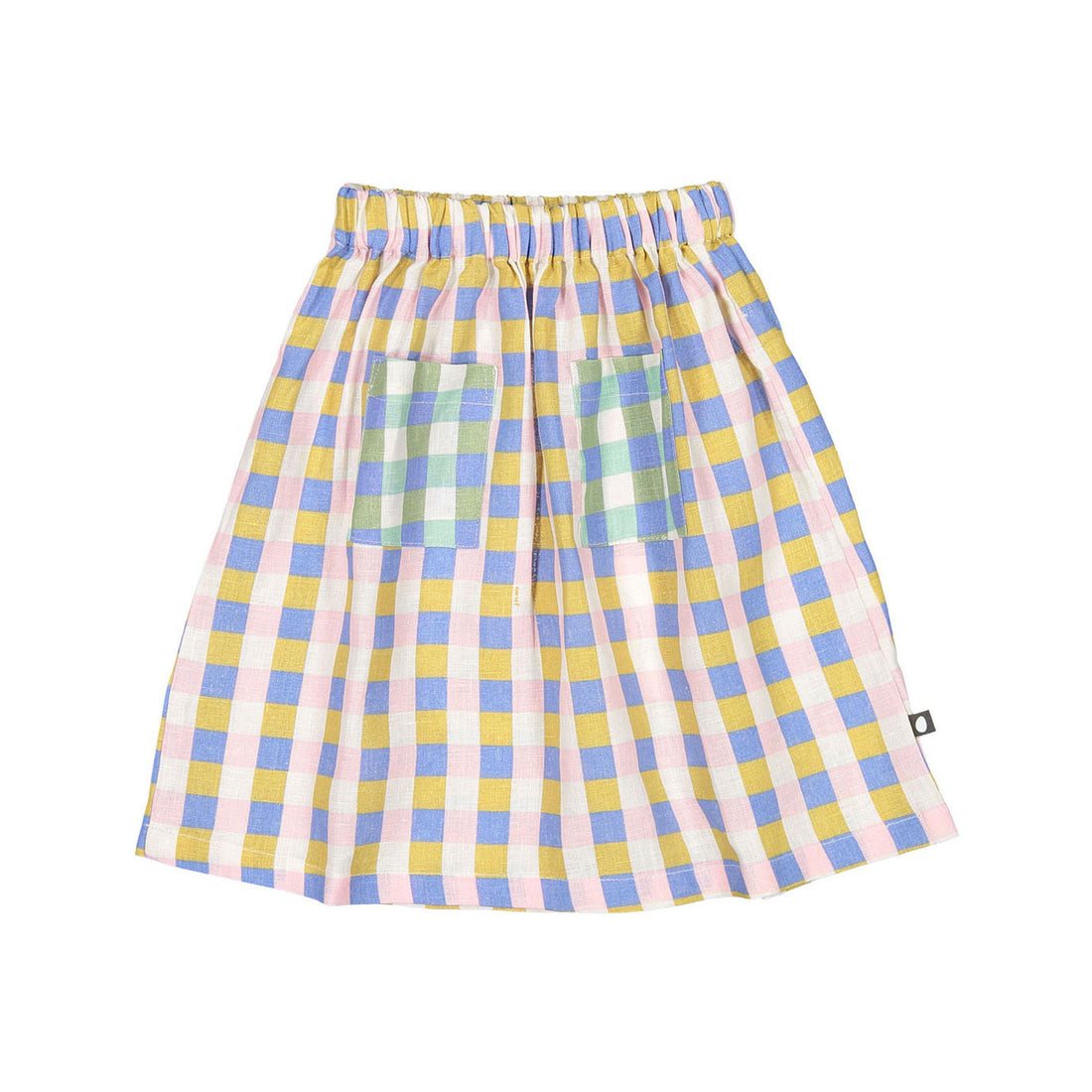 Oeuf Long Skirt - Hemp/Gingham