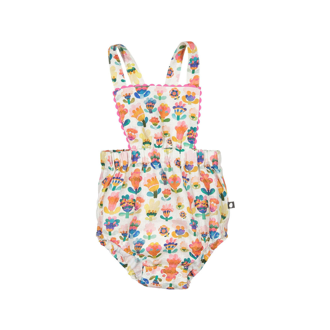 Oeuf Ric Rac Playsuit - Multii/Large Flower