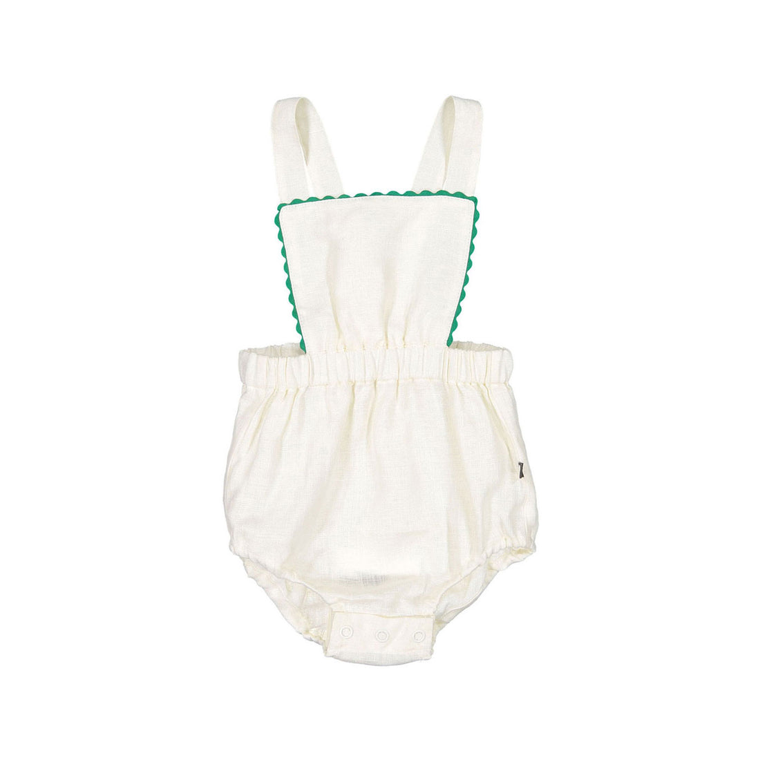 Oeuf Ric Rac Playsuit - Gardenia