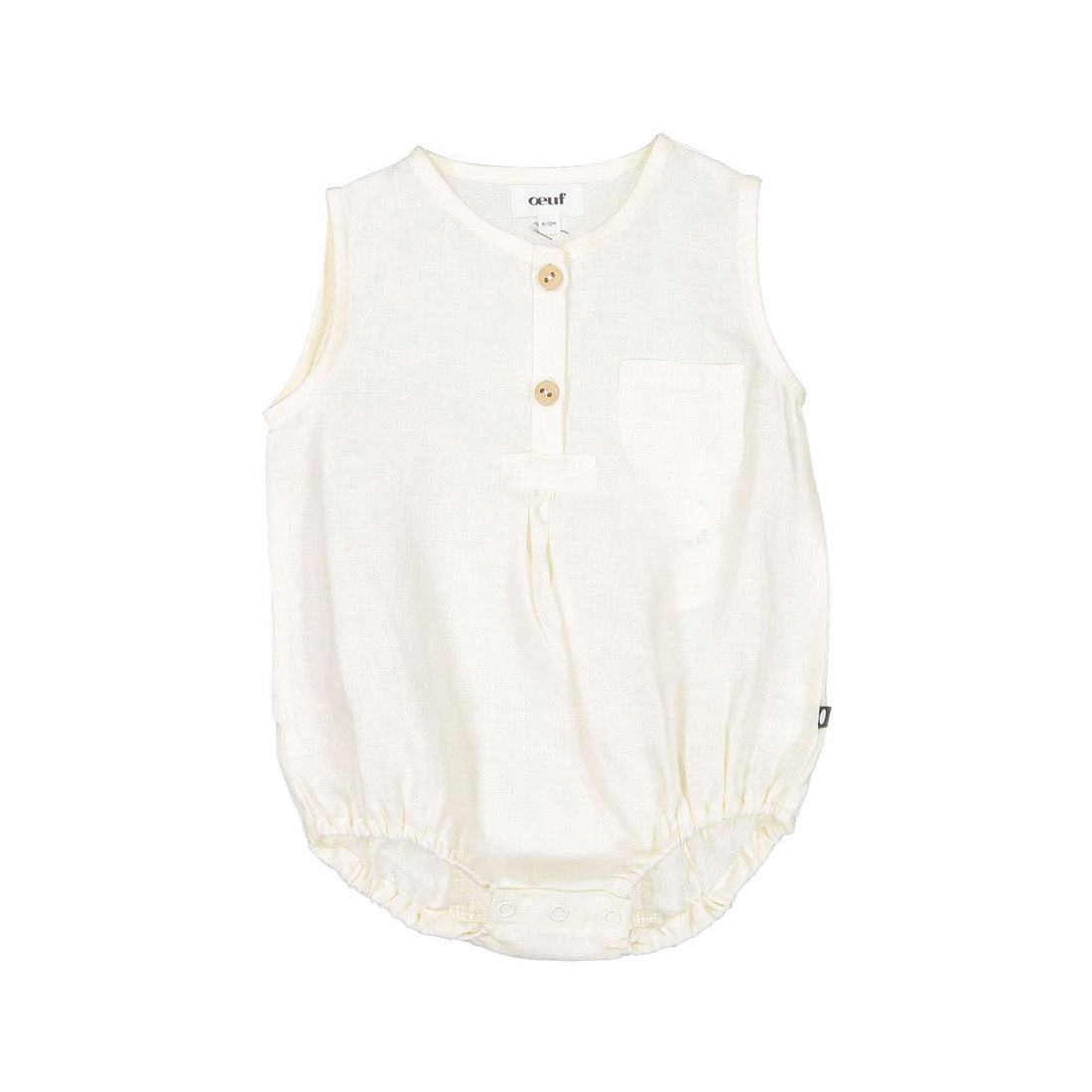 Oeuf Pocket Romper - Gardenia