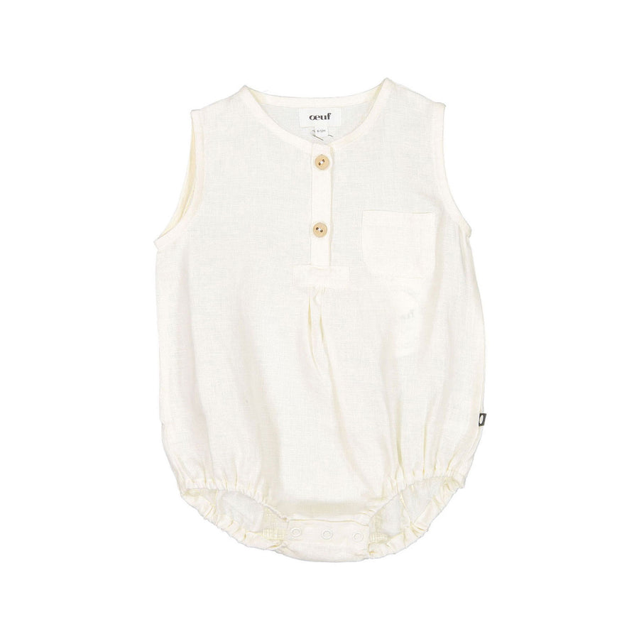 Oeuf Pocket Romper - Gardenia