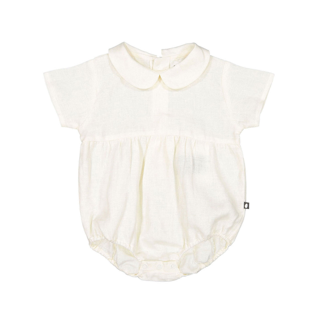 Oeuf Short Sleeve Romper - Gardenia