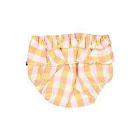 Oeuf Baby Smocked Set - Papaya/Gingham