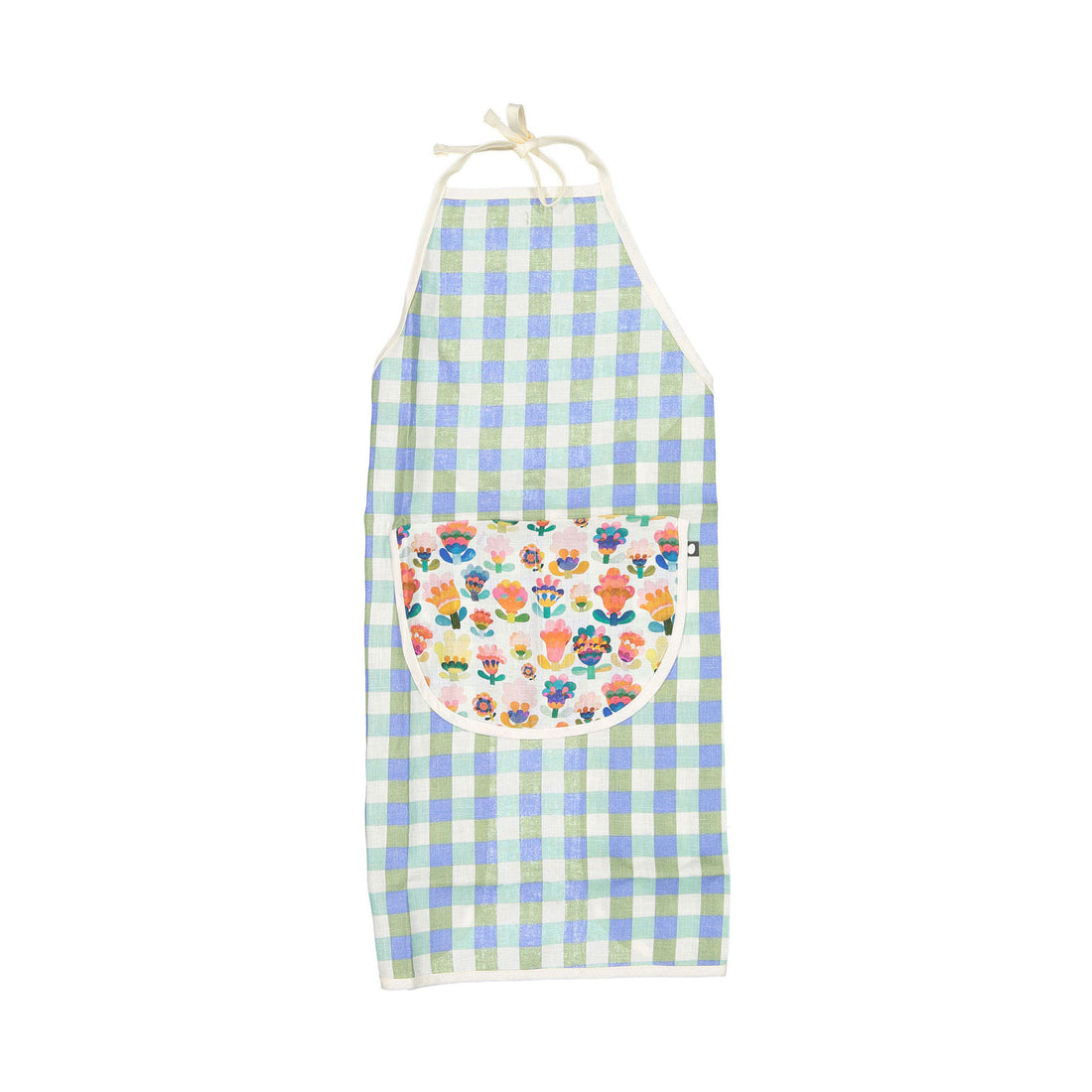 Oeuf Apron Set - Moss/Gingham