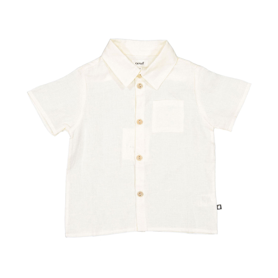 Oeuf Button Down Shirt - Gardenia