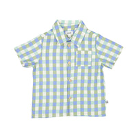 Oeuf Button Down Shirt - Moss/Gingham