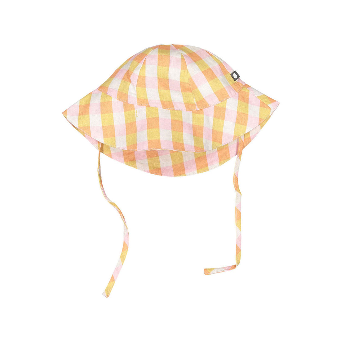 Oeuf Baby Hat - Papaya/Gingham