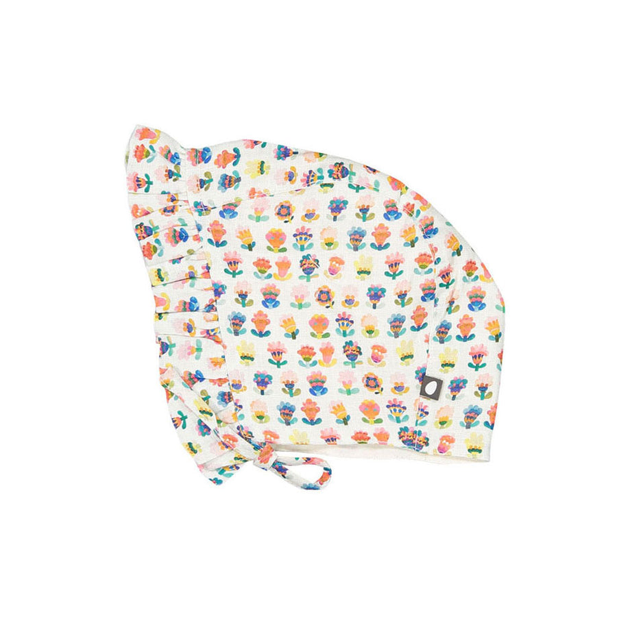 Oeuf Ruffle Bonnet - Multii/Small Flower