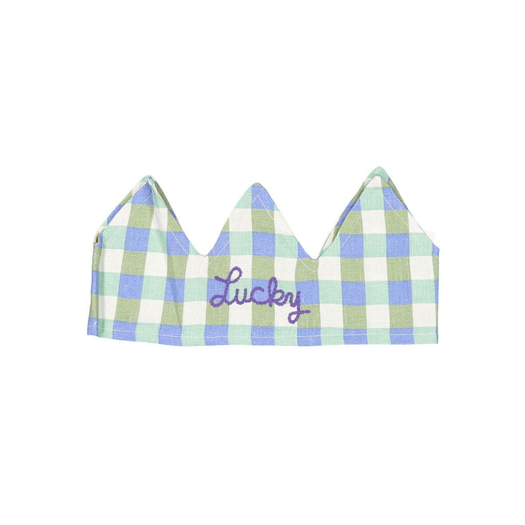 Oeuf Crown - Moss/Gingham