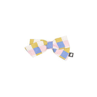 Oeuf Bow Clip - Hemp/Gingham