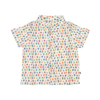 Oeuf Button Down Shirt - Multii/Small Flower