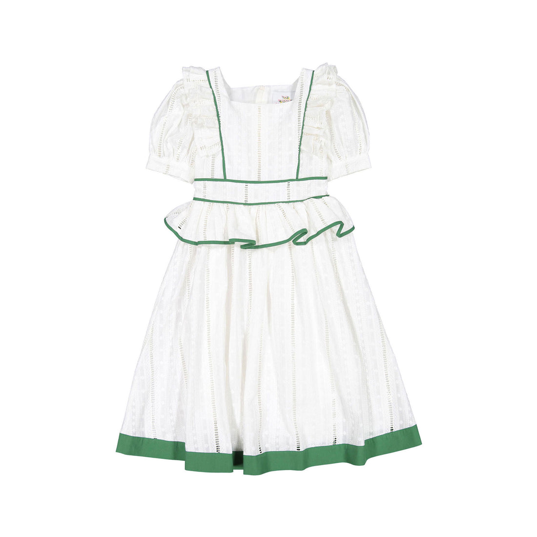 The Middle Daughter Ladder Stitch Spot Dress