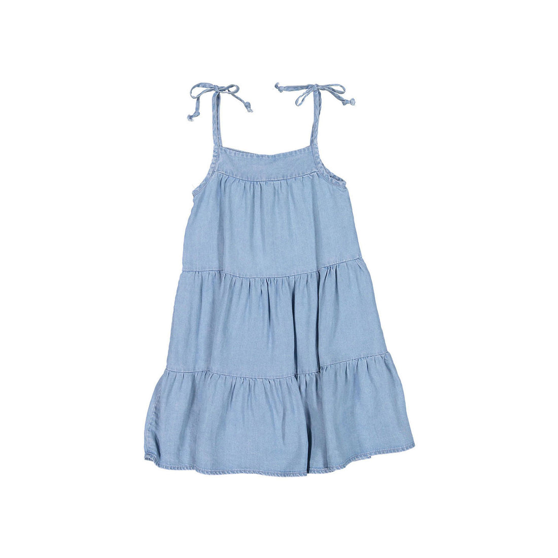 Dixie Denim Tiered Dress