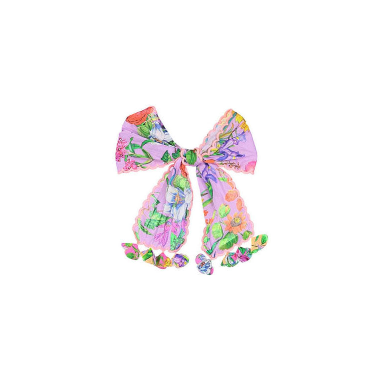 Nellystella Garden Floral Hyacinth Sara Hair Bow