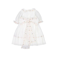 Nellystella Bright White Violet Dress