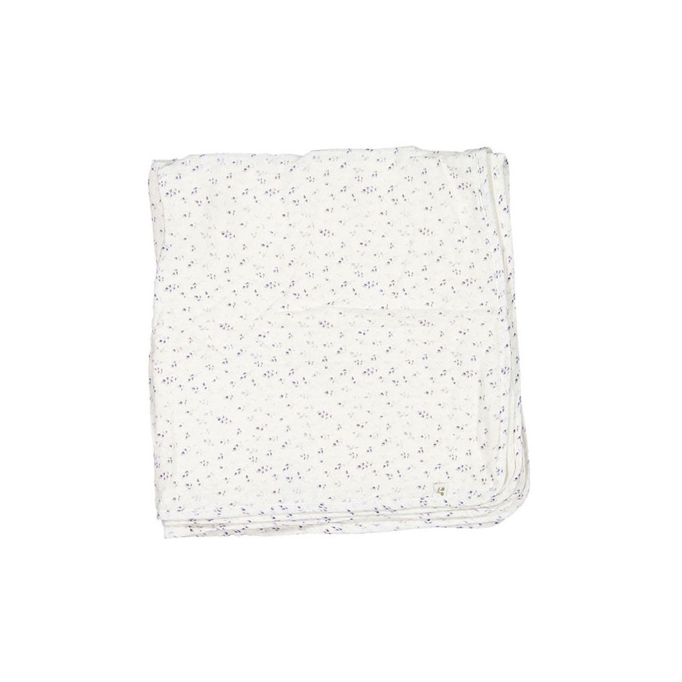 Bonpoint Lilac Flower Baby Blanket