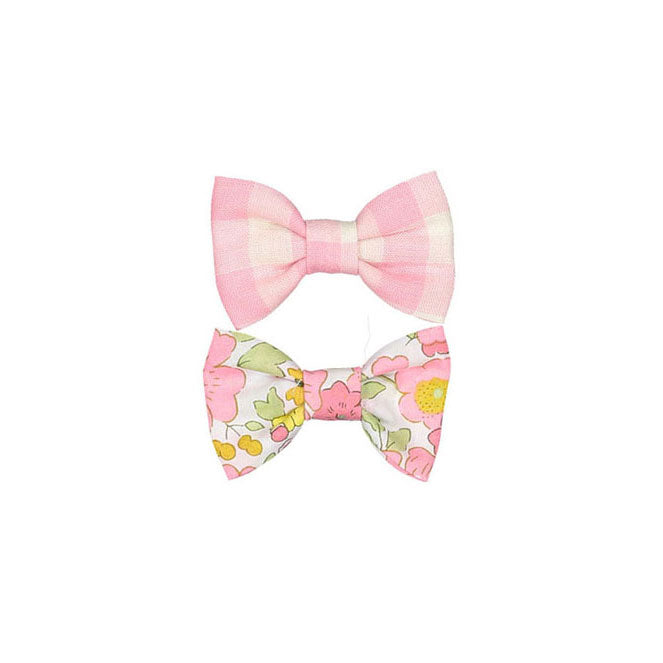 Bonton Printed Bow Clips