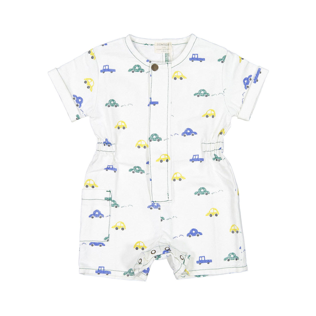 Fin and Vince Cars Short Painter Jumpsuit