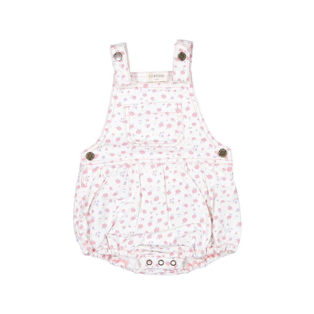 Fin and Vince Vintage Flowers Mini Overall