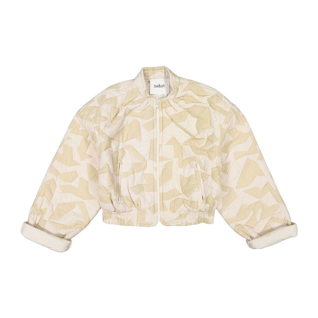 BA-SH Ecru Pashi Pacino Bomber