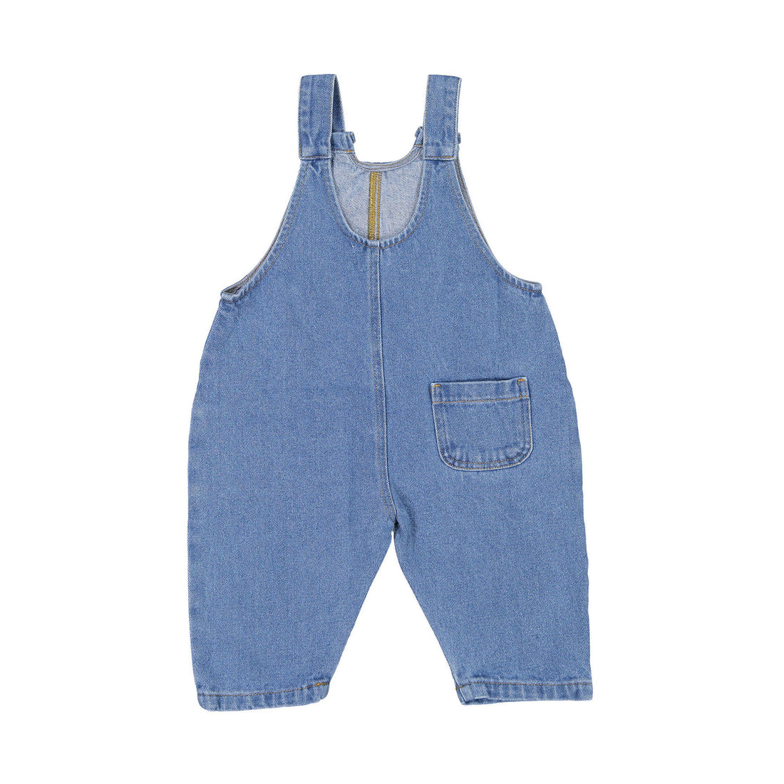 The Simple Folk The Oversized Denim Dungaree-Light Denim