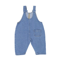 The Simple Folk The Oversized Denim Dungaree-Light Denim