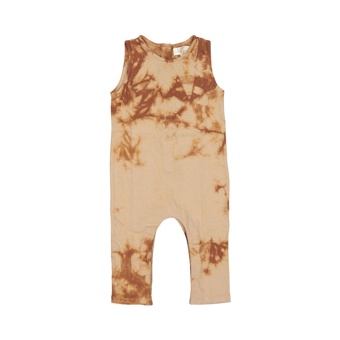 The Simple Folk The Go-To Playsuit-Terracotta Tie Dye