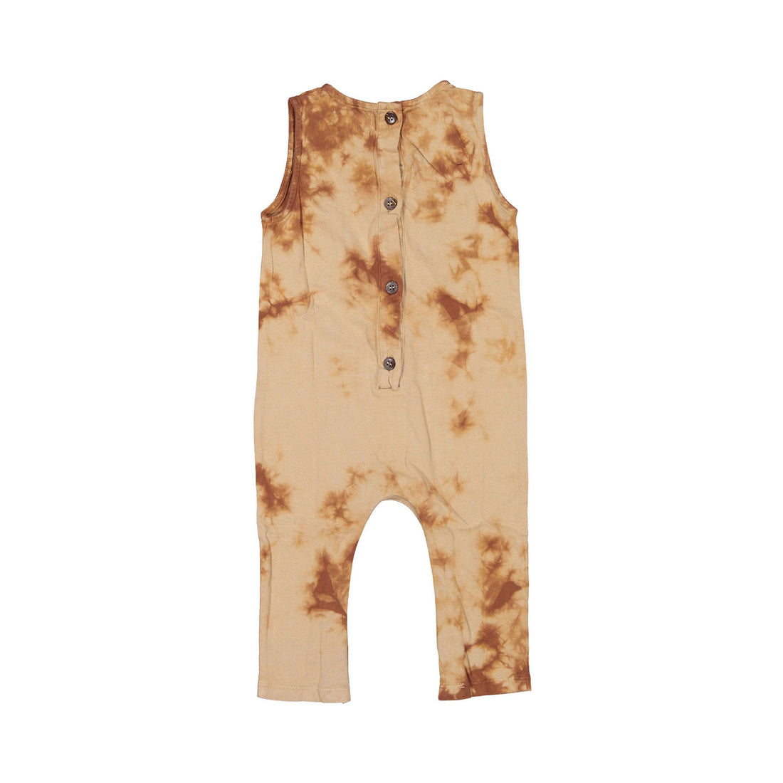 The Simple Folk The Go-To Playsuit-Terracotta Tie Dye