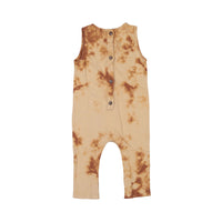 The Simple Folk The Go-To Playsuit-Terracotta Tie Dye