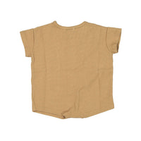 The Simple Folk The Explorer Playsuit-Camel