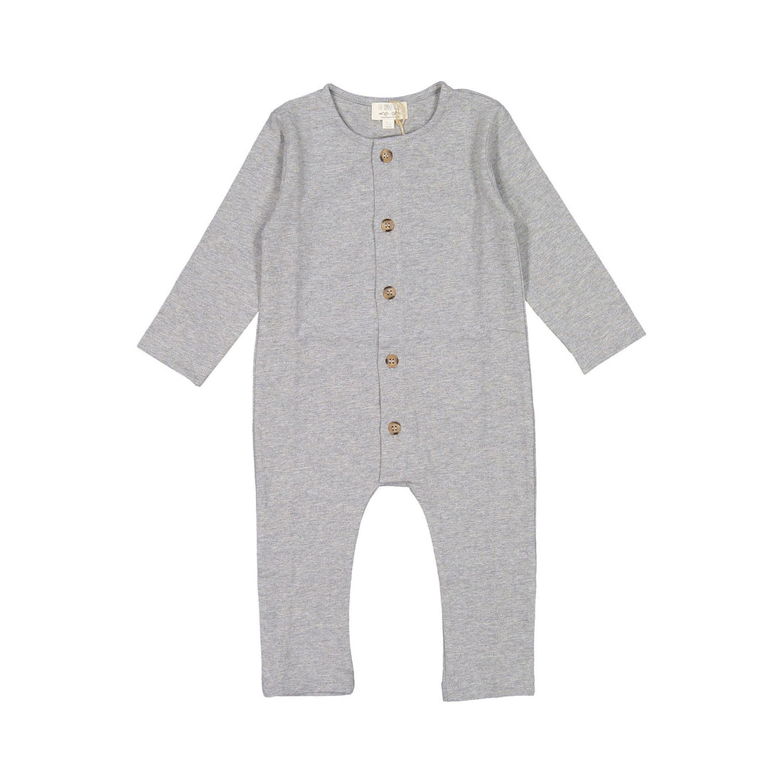 The Simple Folk The Workman Playsuit-Grey Melange