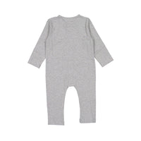 The Simple Folk The Workman Playsuit-Grey Melange