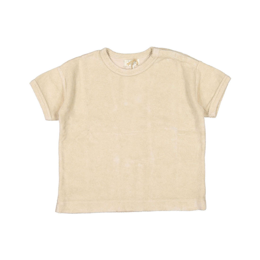 The Simple Folk The Terry Boxy Tee-Ecru