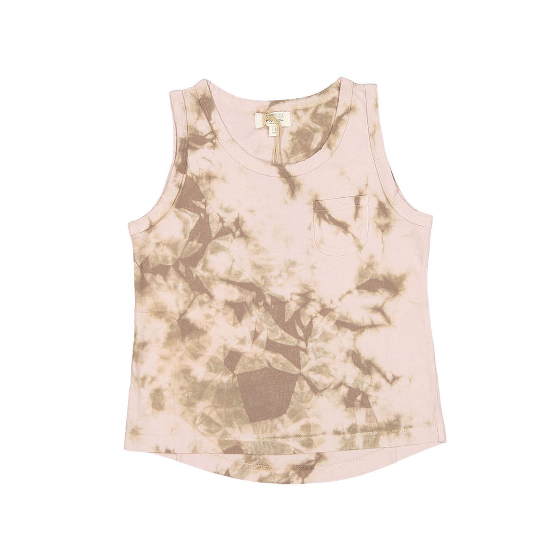 The Simple Folk The Tie Dye MountainTank-Blush Tie Dye