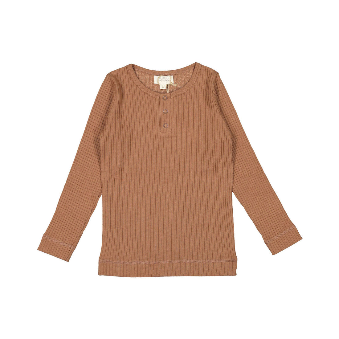 The Simple Folk The Ribbed Top-Cinnamon