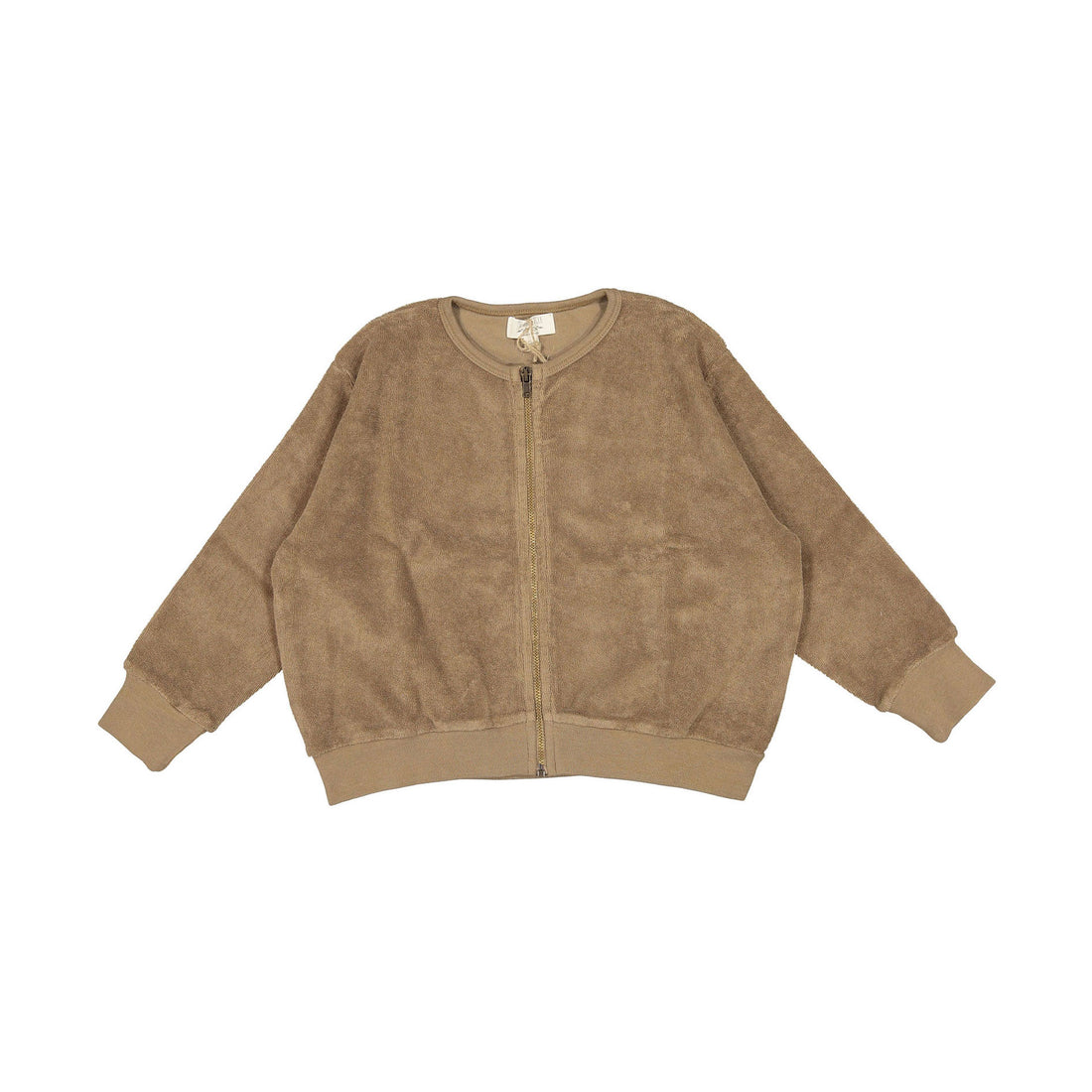 The Simple Folk The Terry Bomber Jacket-Walnut